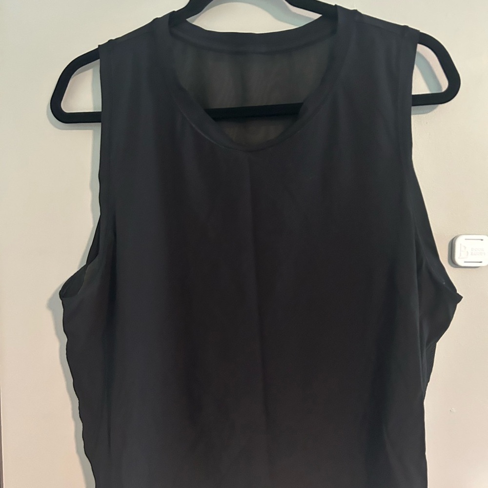 Athleta Black Sleeveless Tank Top